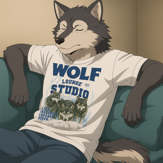 White Wolf Oversized Tee